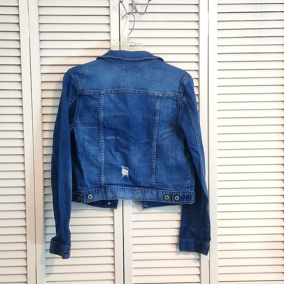 Arizona Cropped Jean Jacket - Picture 3 of 6